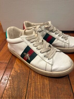 white sneaker